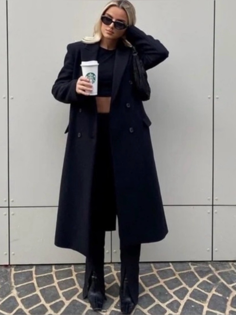 Zara Woman INTO THE CLASSIC Wool Blend Coat
Limited Edition Black XS